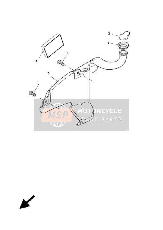 5ADF414E1000, Dichtung 2, Yamaha, 4